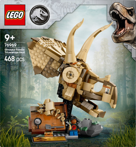 LEGO Jurassic World Dinosaur Fossils: Triceratops Skull 9+