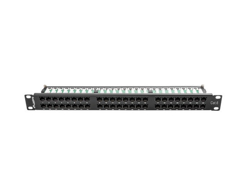 Lanberg Patch Panel 48-Port 1U Cat.6, black