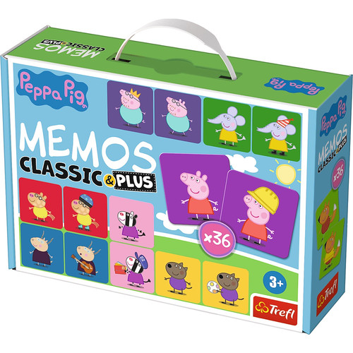 Trefl Memos Classic and Plus Peppa Pig Game 3+