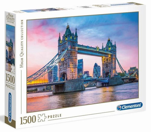 Clementoni Jigsaw Puzzle HQ Tower Bridge Sunset 1500pcs 14+