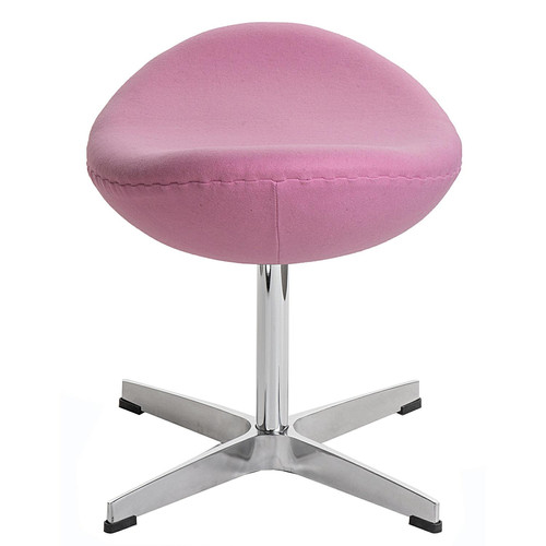 Footstool Egg Soft, cashmere, pink