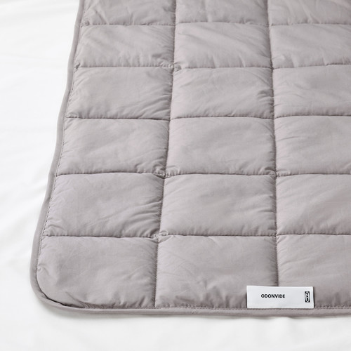 ODONVIDE Weighted blanket, 6 kg, 2.5 TOG, dark grey/light warm, Single