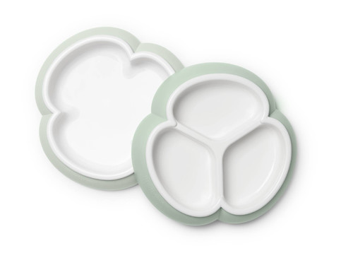 BABYBJÖRN Baby Plate Set - 2-pack, Powder Green