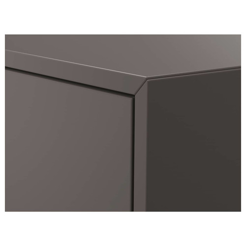 EKET Cabinet with 2 drawers, dark grey, 70x35x35 cm