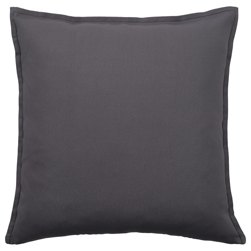GURLI Cushion cover, dark grey, 50x50 cm