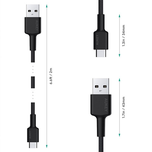 Aukey Quick Charge USB C-USB CB-CA2 OEM