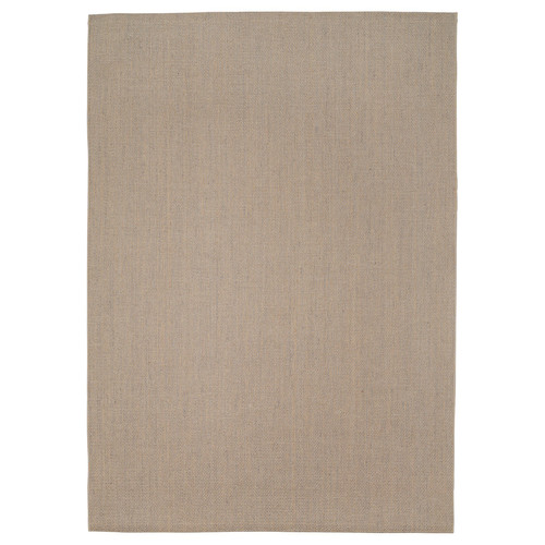 VODSKOV Rug, flatwoven, natural/light grey, 200x300 cm
