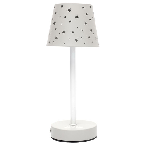 Table Lamp for Children's Room Stars, white