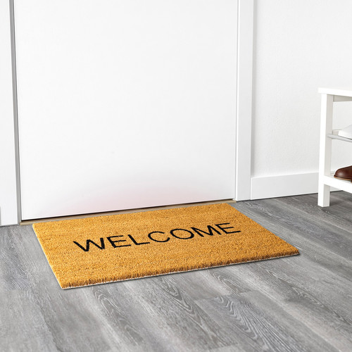 TRIABO Door mat, natural, 40x70 cm