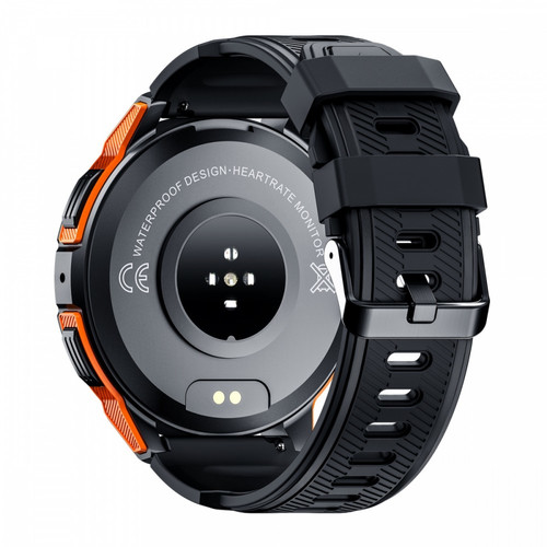 OUKITEL Smartwatch BT10 Rugged, black-orange