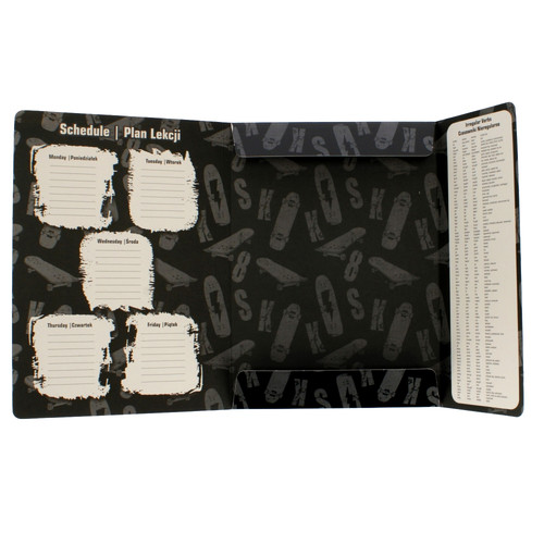 Paper Folder with Elastic Band A4 Skate 10-pack, assorted patterns