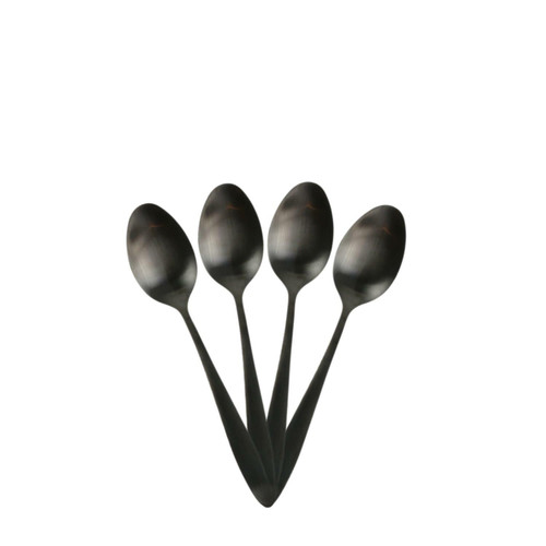 Cutlery Set Charbon 16pcs, black