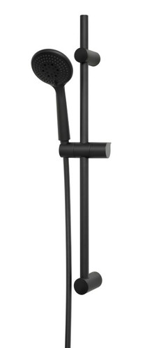 GoodHome Shower Set 3-functional Cavally, black