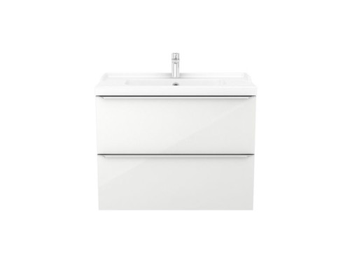 Wall-mounted Basin Cabinet GoodHome Imandra 80cm, white