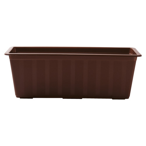 Balcony Plant Pot Box 40 cm, brown