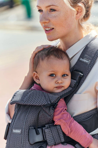 BABYBJÖRN - Baby Carrier ONE AIR, Anthracite  0-36m