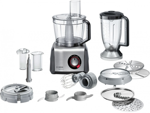 Bosch Food Processor MC812M865, stainless steel/black