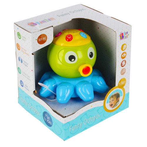 Bam Bam Funny Octopus 18m+