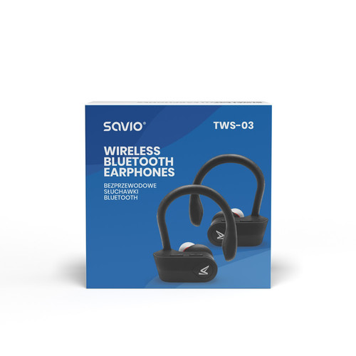 Savio Bluetooth Earphones with Microphone TWS-03