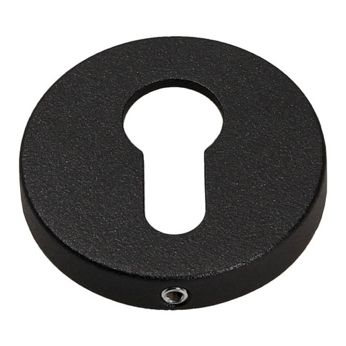 Gamet Door Escutcheon Organic, lower, matt black