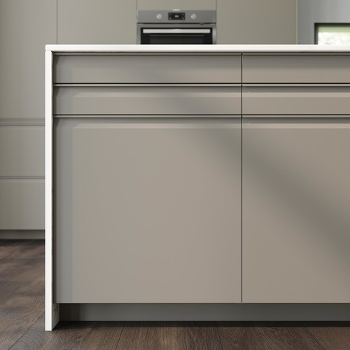 UPPLÖV Door, matt dark beige, 60x80 cm