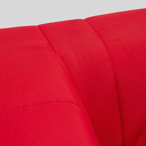 KLIPPAN 2-seat sofa, Långban bright red