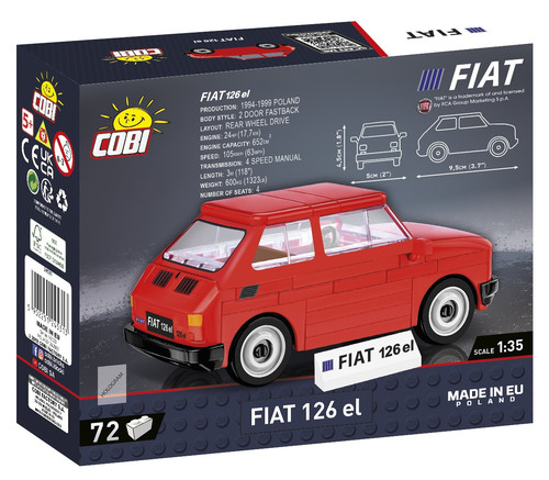 Cobi Fiat 126el 72pcs 5+