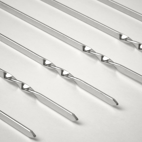GRILLTIDER Skewer, stainless steel, 31 cm, 6 pack