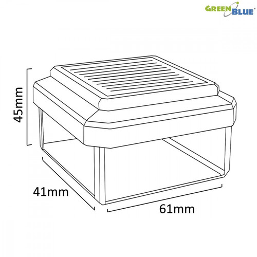 Solar Fence Lamp GB125 LED 6040