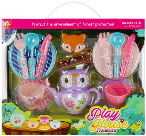 Play House Tea Set Owl 3+