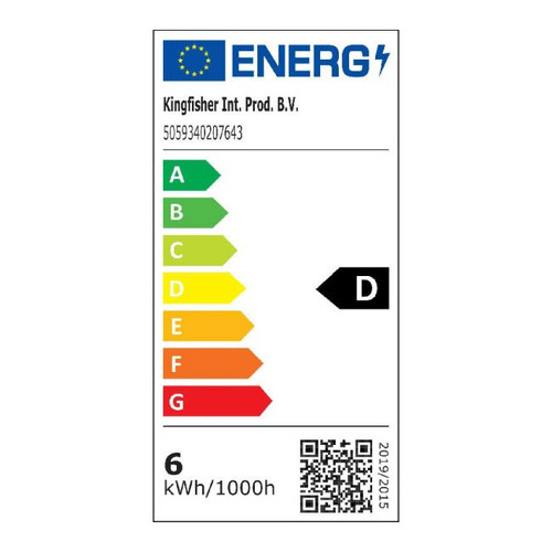 Diall LED Bulb ST64 E27 806lm 2700K