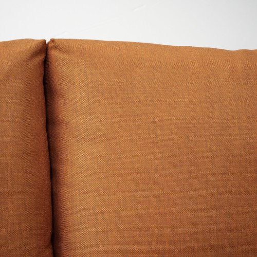 FRIHETEN 3-seat sofa-bed, Faringe brown-orange