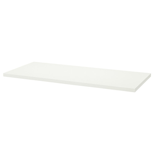 LAGKAPTEN / TILLSLAG Desk, white/green, 140x60 cm
