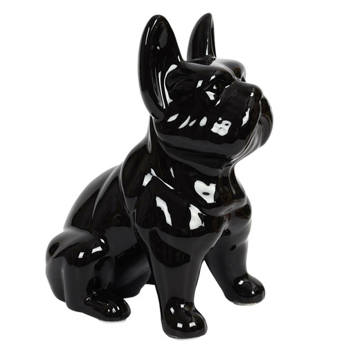 Decoration French Bulldog L, black