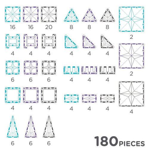 Mega Ice Crystal Pack 180pcs 3+