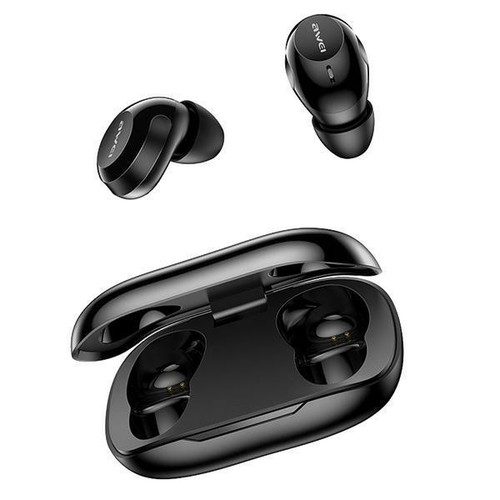 AWEI Bluetooth Earphones 5.4 TWS T20 ENC, black