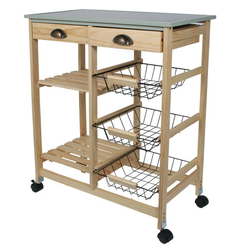 Kitchen Trolley Verdure, natural