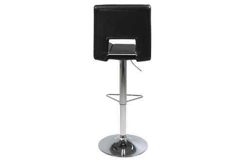 Bar Stool Sylvia, black/chrome