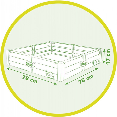 Smoby Square Garden Sandpit 2+