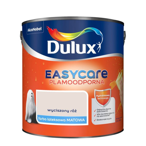 Dulux EasyCare Matt Latex Stain-resistant Paint 2.5l muted pink