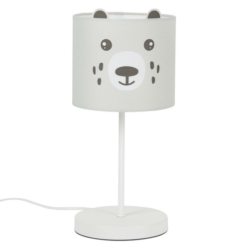 Children's Table Lamp Panda, white