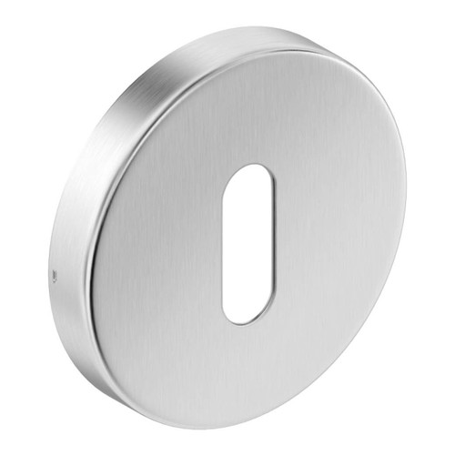 Metalbud Door Escutcheon, round, stainless steel