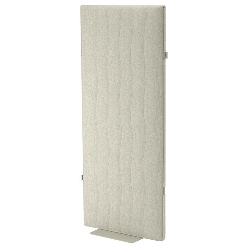MITTZON Acoustic screen, floor standing, Gunnared beige, 70x157 cm