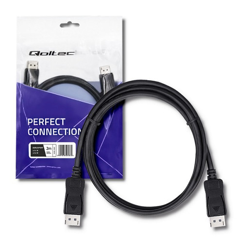 Qoltec DisplayPort v1.4 M to DisplayPort v1.4 M 2m