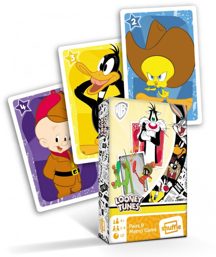 Cartamundi Cards Pairs & Memo Game Looney Tunes 4+