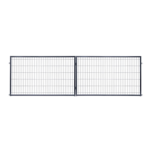 Double Swing Gate 400 x 120 cm, anthracite