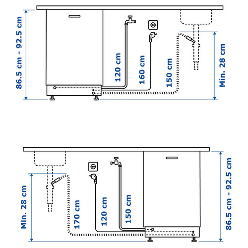 TORSBODA Integrated dishwasher, IKEA 700, 60 cm