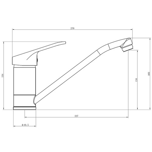 Cooke&Lewis Kitchen Tap Faucet Blencoe