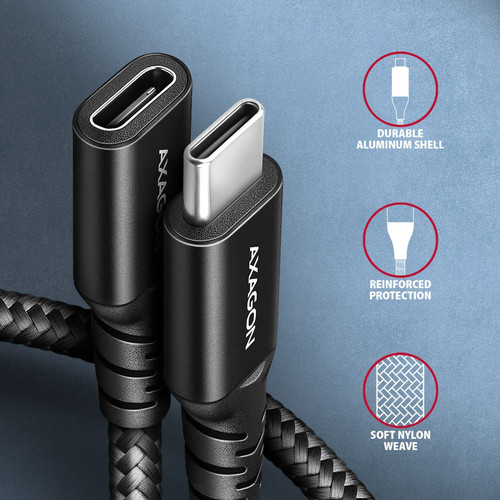 AXAGON USB Cable BUCM32-CF10AB extension cable Gen2 USB-C USB-C