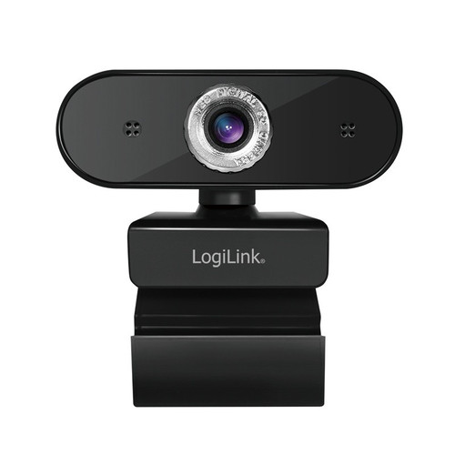 LogiLink HD Webcam with Microphone USB, black